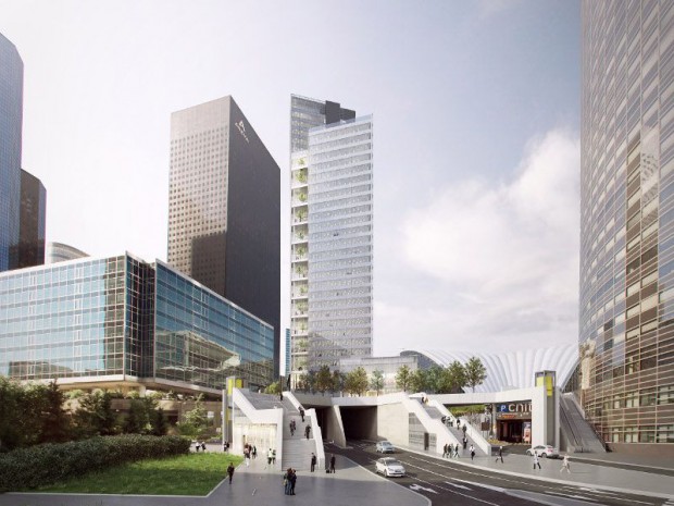 Les projets symboliques à La Défense : Trinity 