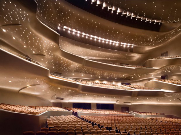 L'Opéra de Guangzhou en Chine