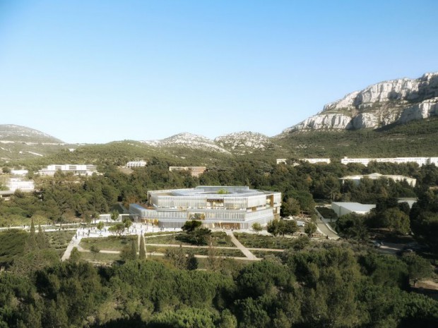 Réhabilitation de l'Hexagone dans le campus Luminy à Marseille