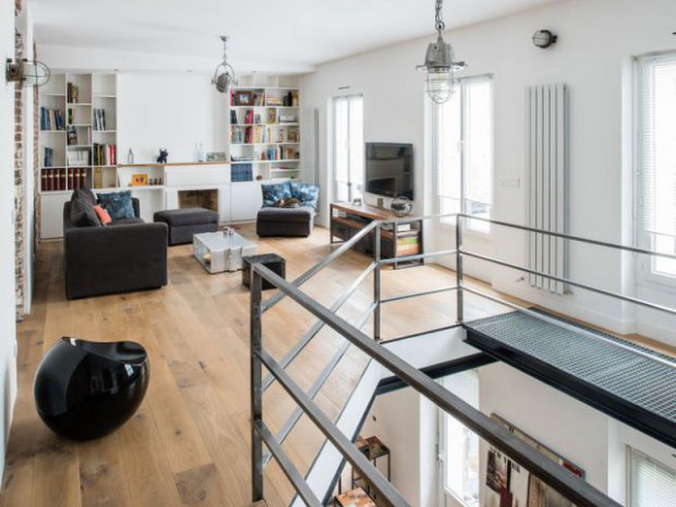 Deux appartements réunis en un duplex