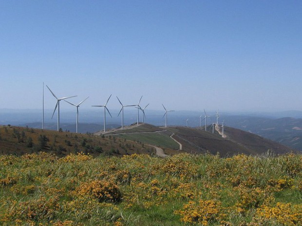 Parc éolien au Portugal