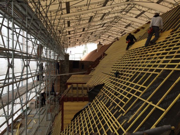 Travaux de restauration et de valorisation de l'abbaye de Royaumont dans le Val d'Oise