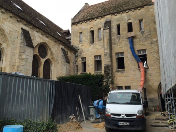 Travaux de restauration et de valorisation de l'abbaye de Royaumont dans le Val d'Oise