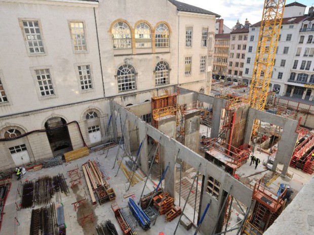 Chantier hôtel dieu lyon