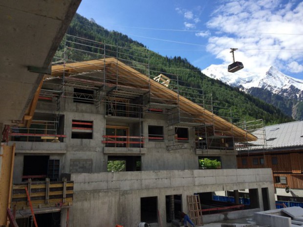 Réalisation du Cristal de Jade, résidence de tourisme à Chamonix