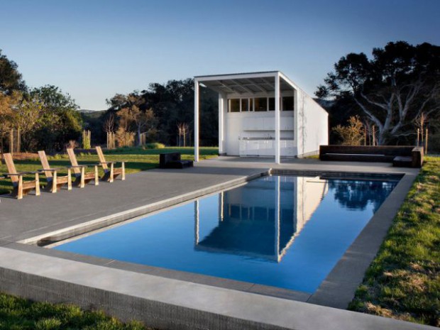 Un vieux ranch américain transformé en maison écologique