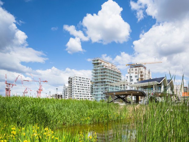 L'inauguration des lots E8 (Altarea Cogedim, Linkcity) et Parc 17 (VINCI Immobilier) sur le secteur Est de l'éco-quartier Clichy Batignolles