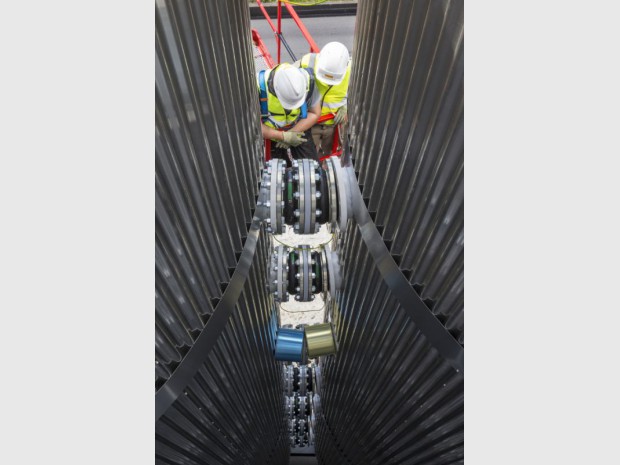 Installation des cuves dans la Maison IDF de la CUIP