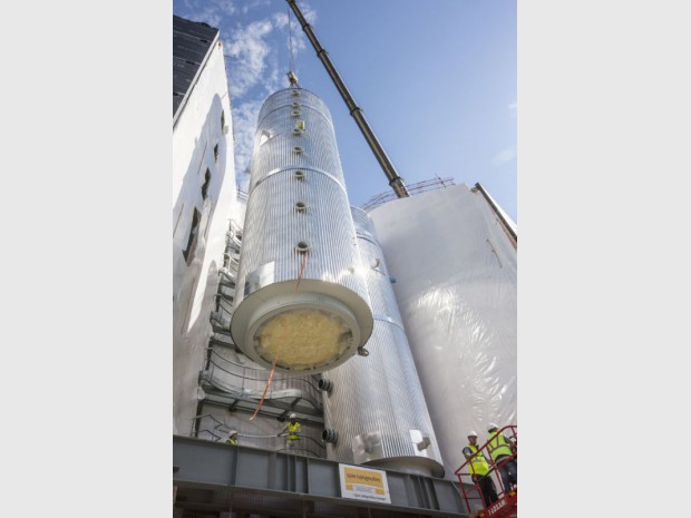 Installation des cuves dans la Maison IDF de la CUIP