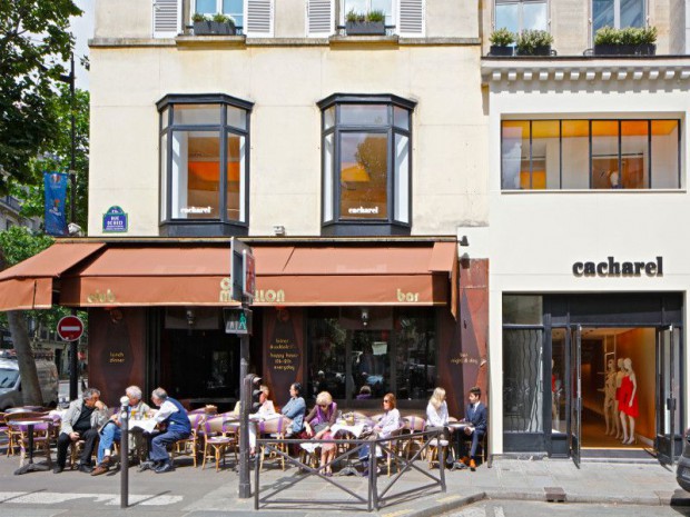 La boutique Cacharel rue de Buci à Paris conçue par les équipes de Jean Nouvel Design