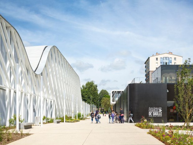 Livraison du Campus-Trivaux-Garenne de Clamart conçu par Gaëtan Le Penhuel & Associés