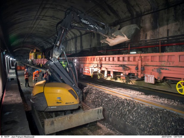 Quatre ans de chantier du RER A sans interruption 