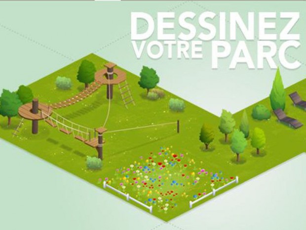 Application dessiner parc et jardins Paris