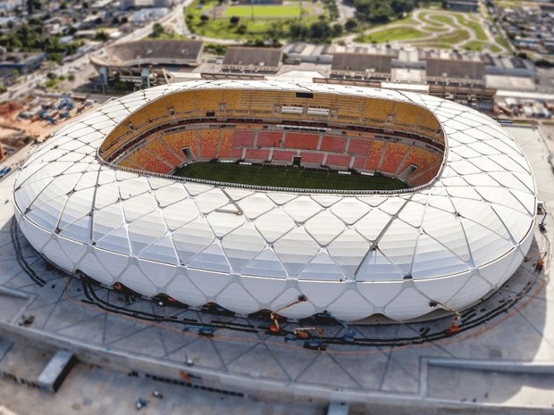 Amazonia Arena à Manaus (Brésil) 