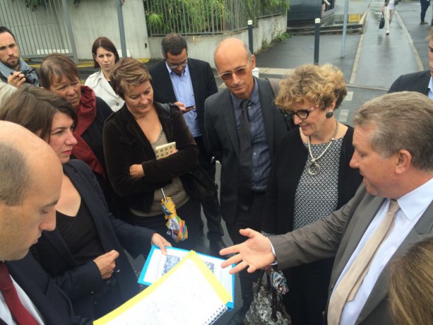 "Inventons la Métropole" visite des sites candidats, lundi 5 septembre 2016, sur le territoire du Grand-Orly, Val de Bièvre, Seine-Amont