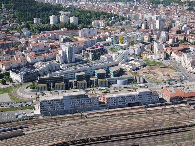 Le projet du siège Actemium, filiale du groupe Vinci dans la ZAC de Châteaucreux 