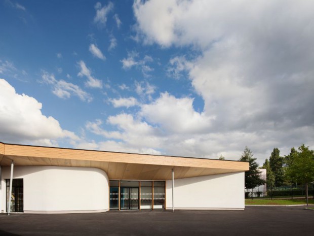 Groupe scolaire du quartier Camille Claudel à Palaiseau (Hauts-de-Seine) réalisé par Daudré-Vignier & associés