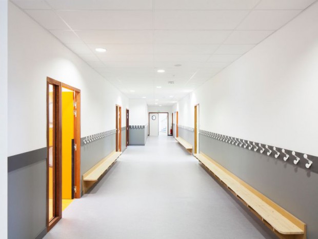 Groupe scolaire du quartier Camille Claudel à Palaiseau (Hauts-de-Seine) réalisé par Daudré-Vignier & associés