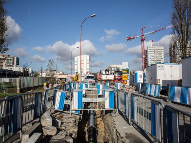 Lancement des travaux du tramway T4 Clichy-Montfermeil