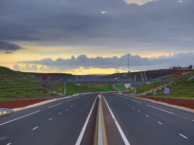 Inauguration de l'extension de l'Autoroute de l'Avenir à Dakar, au Sénégal