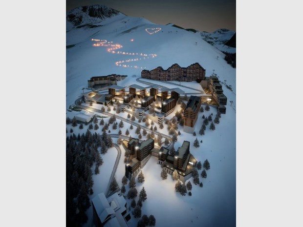 La station de La Plagne en 2020 sera réinventée par Jean-Michel Wilmotte et Pierre & Vacances-Center Parcs