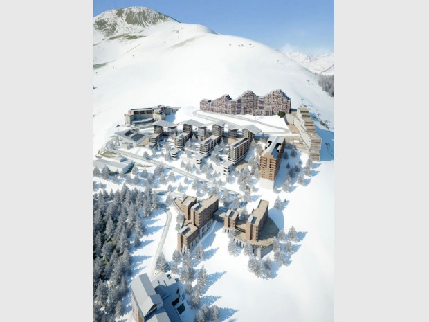 La station de La Plagne en 2020 sera réinventée par Jean-Michel Wilmotte et Pierre & Vacances-Center Parcs