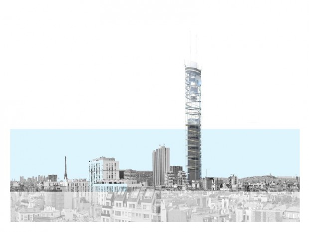 TMM(R)evolution, un projet proposé hors de la compétition actuellement organisée par ICADE et dont l'auteur est l'architecte Denis Dessus.