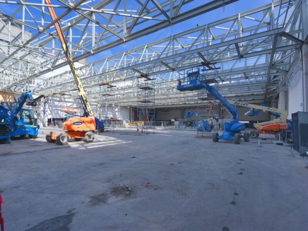 Rénovation en profondeur au Pavillon 7 du parc des expositions de Paris