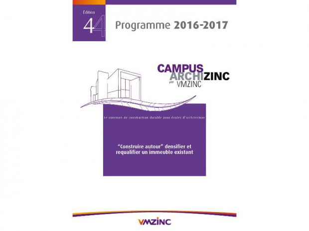 Campus Archizinc 2016-2017 : le programme
