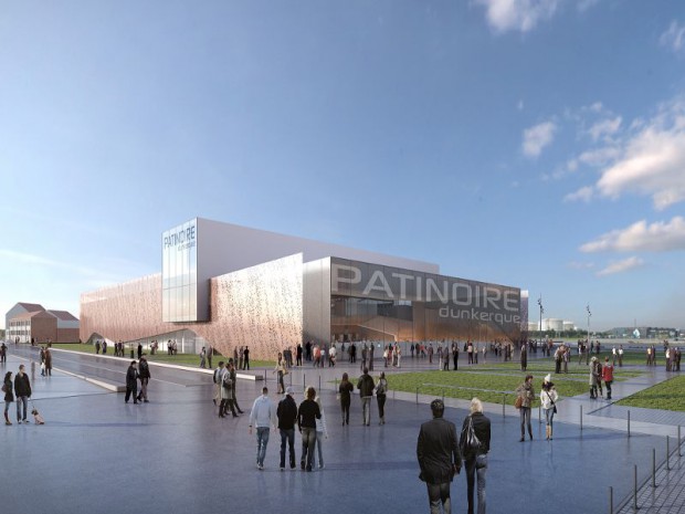 Réalisation de la patinoire de Dunkerque prévue pour 2019