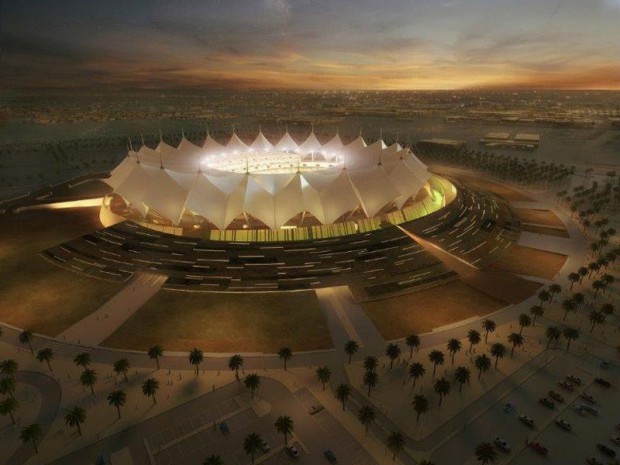 Stade du roi Fahd au Qatar