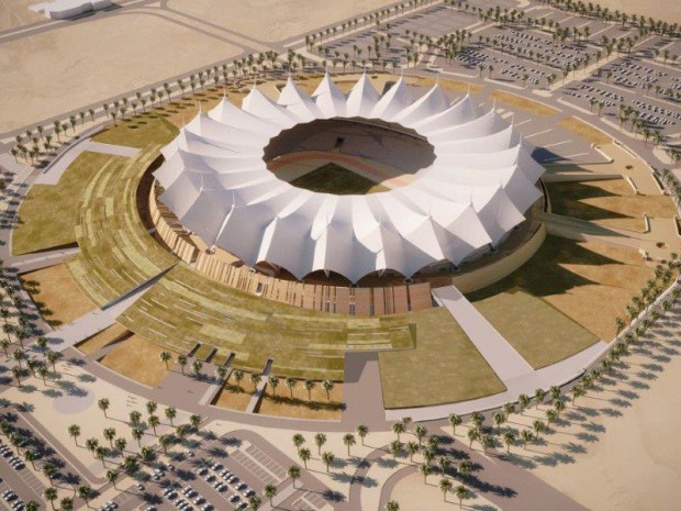Stade du roi Fahd au Qatar