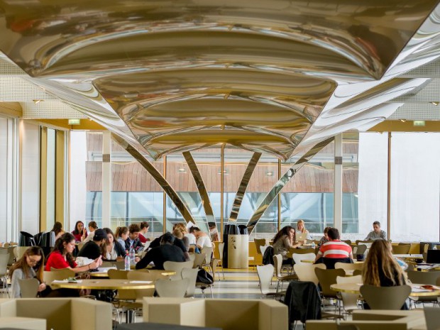 Livraison définitive du Learning Center de la faculté Paris II Panthéon Assas, Paris, 6ème, réalisé par Alain Sarfati Architecture