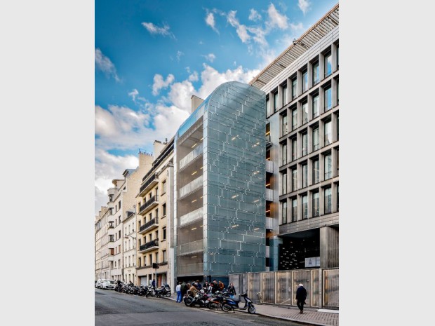 Livraison définitive du Learning Center de la faculté Paris II Panthéon Assas, Paris, 6ème, réalisé par Alain Sarfati Architecture