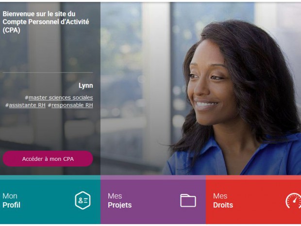 Le site du Compte Personnel d'Activité (CPA)