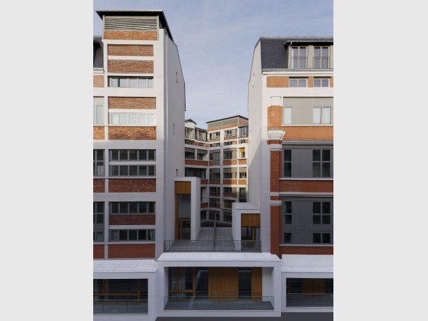 Reconversion d'un immeuble industriel en 85 logements sociaux dans le 18ème arrondissement de Paris