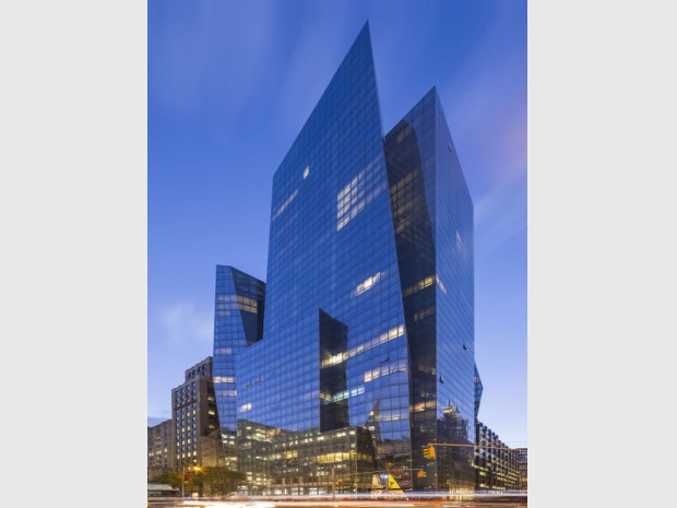 Réalisation de la Prism Tower à New York (Etats-Unis), une tour de 436 logements et 40 étages d'appartements conçue par Christian de Portzamparc