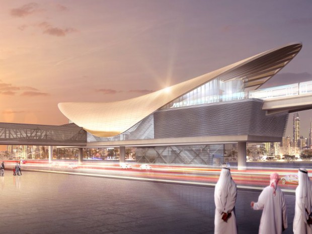 Réalisation de la gare de l'Exposition universelle 2020 de Dubaï
