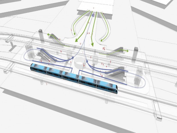 Réalisation de la gare de l'Exposition universelle 2020 de Dubaï