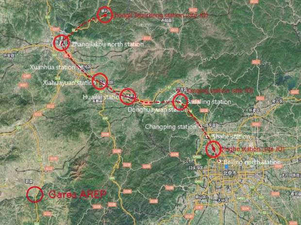 Réalisation de la gare Qinghe par AREP dans le cadre des Jeux Olympiques hiver 2022, Pékin, Chine