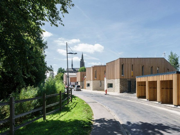 Réalisation de logements sociaux à Caudebec-en-Caux (Seine-Maritime)