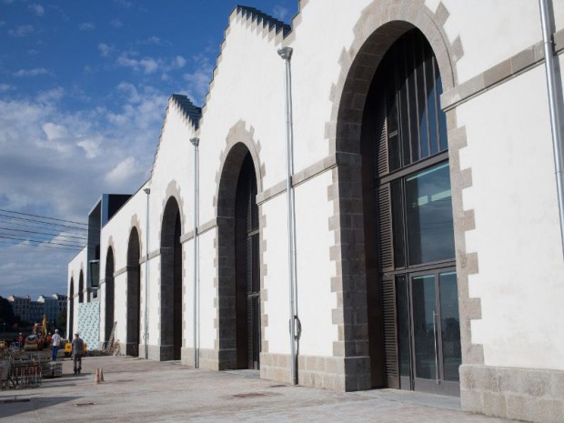 Inauguration de la Médiathèque François Mitterrand-Les Capucins à Brest (Finistère)