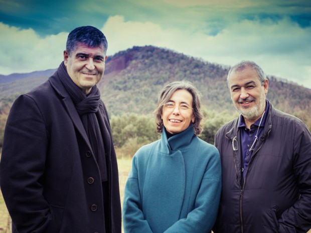 Rafael Aranda, Carme Pigem et Ramon Vilalta.