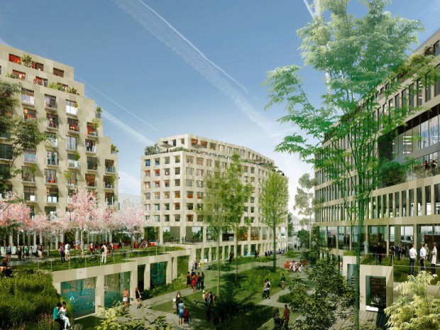 Réaménagement du Triangle Eole Evangile dans le 19ème arrondissement de Paris, le plus vaste site du concours "Réinventer Paris"