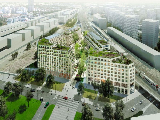 Réaménagement du Triangle Eole Evangile dans le 19ème arrondissement de Paris, le plus vaste site du concours "Réinventer Paris"