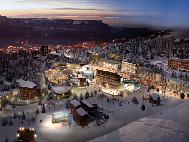La station de ski alpine Chamrousse (Isère) dévoile au Mipim son projet de rénovation énergétique.