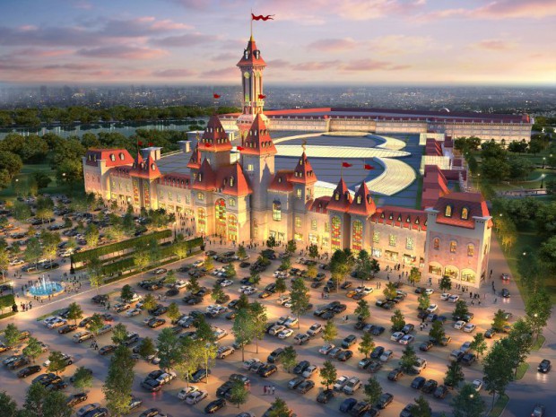 Présentation au Mipim à Cannes du "Dreamisland", un futur parc d'attractions à Moscou (Russie)