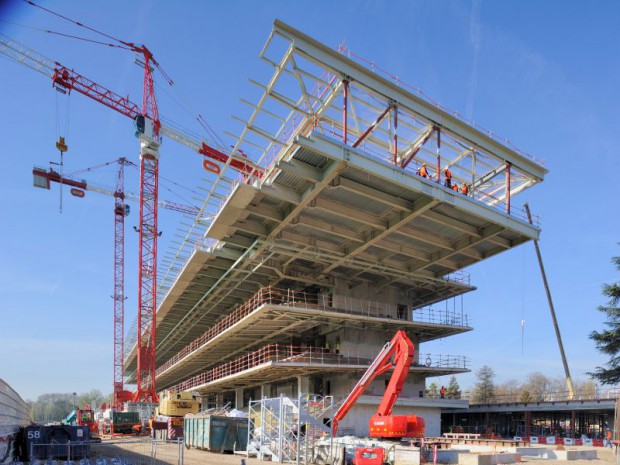 Rénovation de l'hippodrome de Longchamp réalisée par Bouygues Bâtiment Ouvrages Publics