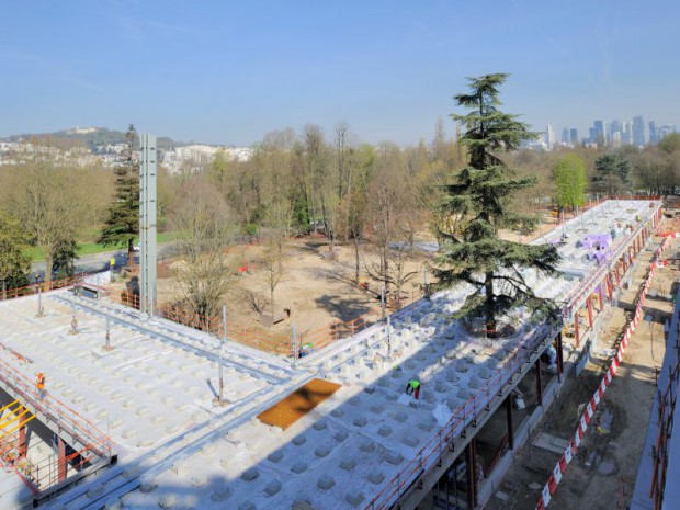 Rénovation de l'hippodrome de Longchamp réalisée par Bouygues Bâtiment Ouvrages Publics