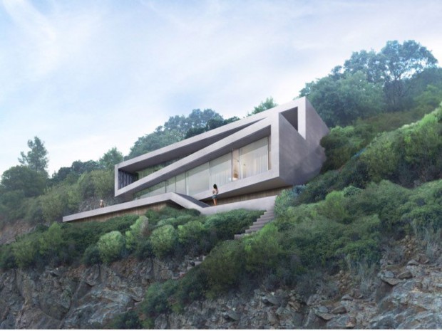 Une villa d'architecte perchée sur la colline d'Hyères